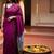 Magenta zari  cotton khadi saree