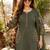 women ethnic motifs embroidered regular thread work  cotton kurta with trousers & with