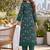 women floral printed  cotton kurta with trousers & with dupatta