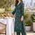 women floral printed  cotton kurta with trousers & with dupatta