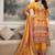 women ethnic motifs printed regular mirror work kurta with palazzos & with dupatta