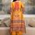 women ethnic motifs printed regular mirror work kurta with palazzos & with dupatta