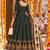 women ethnic motifs printed empire  cotton kurta with trousers & with dupatta