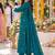 women ethnic motifs embroidered regular mirror work  cotton kurta with trousers & with