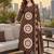 women ethnic motifs printed regular  cotton kurta with trousers & with dupatta