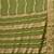 Olive ethnic motifs woven design zari  georgette kanjeevaram saree