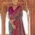 Turquoise silk blend patola saree