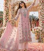 women ethnic motifs printed regular kurta with trousers & with dupatta