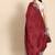 Maroon maroon ethnic motifs embroidered satin saree