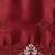 Maroon maroon ethnic motifs embroidered satin saree
