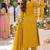 women embroidered mirror work  cotton kurta with trousers & with dupatta