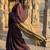 Brown  cotton khadi saree with blouse