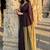 Brown  cotton khadi saree with blouse