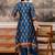 women ethnic motifs printed regular kurta with palazzos & with dupatta