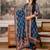 women ethnic motifs printed regular kurta with palazzos & with dupatta