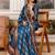 women ethnic motifs printed regular kurta with palazzos & with dupatta