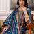 women ethnic motifs printed regular kurta with palazzos & with dupatta