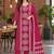 women ethnic motifs printed regular  cotton kurta with trousers & with dupatta