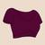 Purple embellished  cotton khadi saree
