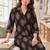 women ethnic motifs printed regular  cotton kurta with palazzos