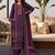 women ethnic motifs printed regular  silk kurta with trousers & with dupatta