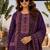 women ethnic motifs printed regular  silk kurta with trousers & with dupatta