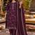 women embroidered regular thread work kurta set