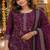 women embroidered regular thread work kurta set