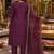 women embroidered regular thread work kurta set
