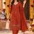 women floral embroidered regular  cotton kurta with palazzos & with dupatta