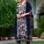 women floral printed a-line kurta with trousers & dupatta