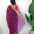 Burgundy ethnic motifs embroidered sequinned organza saree