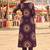 women ethnic motifs printed regular  cotton kurta with trousers & with dupatta