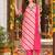 women printed regular sequinned chanderi silk kurta with trousers & dupatta