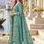 women ethnic motifs embroidered regular thread work kurta with palazzos & with dupatta