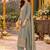 women ethnic motifs embroidered regular thread work kurta with palazzos & with dupatta