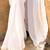 White sequinned  georgette saree