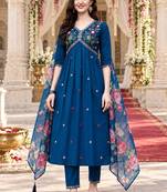 trousers & with dupatta