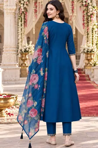 trousers & with dupatta