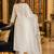 women ethnic embroidered chanderi cotton kurta with trousers & dupatta