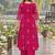 women ethnic motifs printed regular  cotton kurta with palazzos & with dupatta
