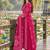 women ethnic motifs printed regular  cotton kurta with palazzos & with dupatta