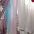 Blue floral embellished sequinned  chiffon saree