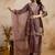 women embroidered regular kurta with palazzos & with dupatta