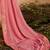Pink striped printed sequinned  georgette leheriya saree