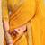 Yellow yellow bandhani printed zari  georgette leheriya saree