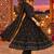 women ethnic motifs empire mirror work kurta with trousers & with dupatta