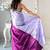 Grey tie and dye tissue saree