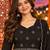women ethnic motifs empire mirror work kurta with trousers & with dupatta