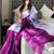 Grey tie and dye tissue saree